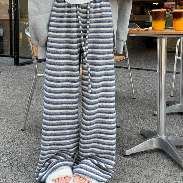 [증정]🤍인기폭주 리오더 3/8이후 입고 츄바맛집 데일리 캐쥬얼 스트라이프 츄리닝 팬츠