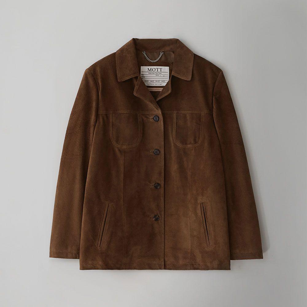 [최실장PICK][6차]리얼 스웨이드 클래식 자켓-Camel Beige (Hogleather 100%)