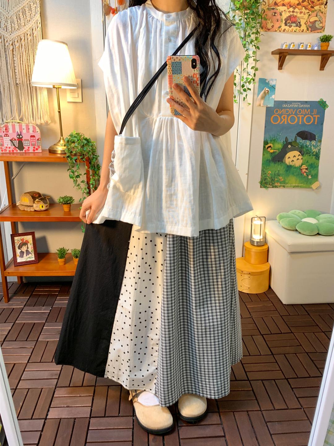 마지 Toko dot patch sk ( black )