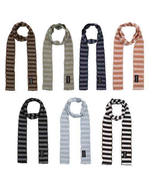 Stripe Slim Logo  Muffler - 7 Color
