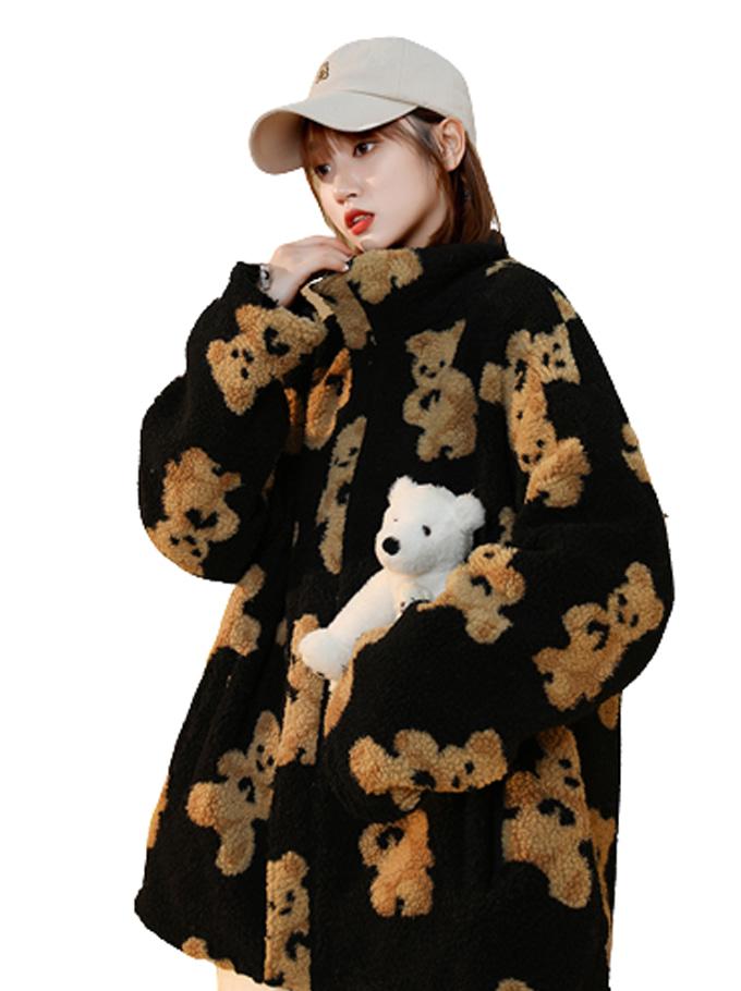 Pbo Bear Reversible Fleese Jumper