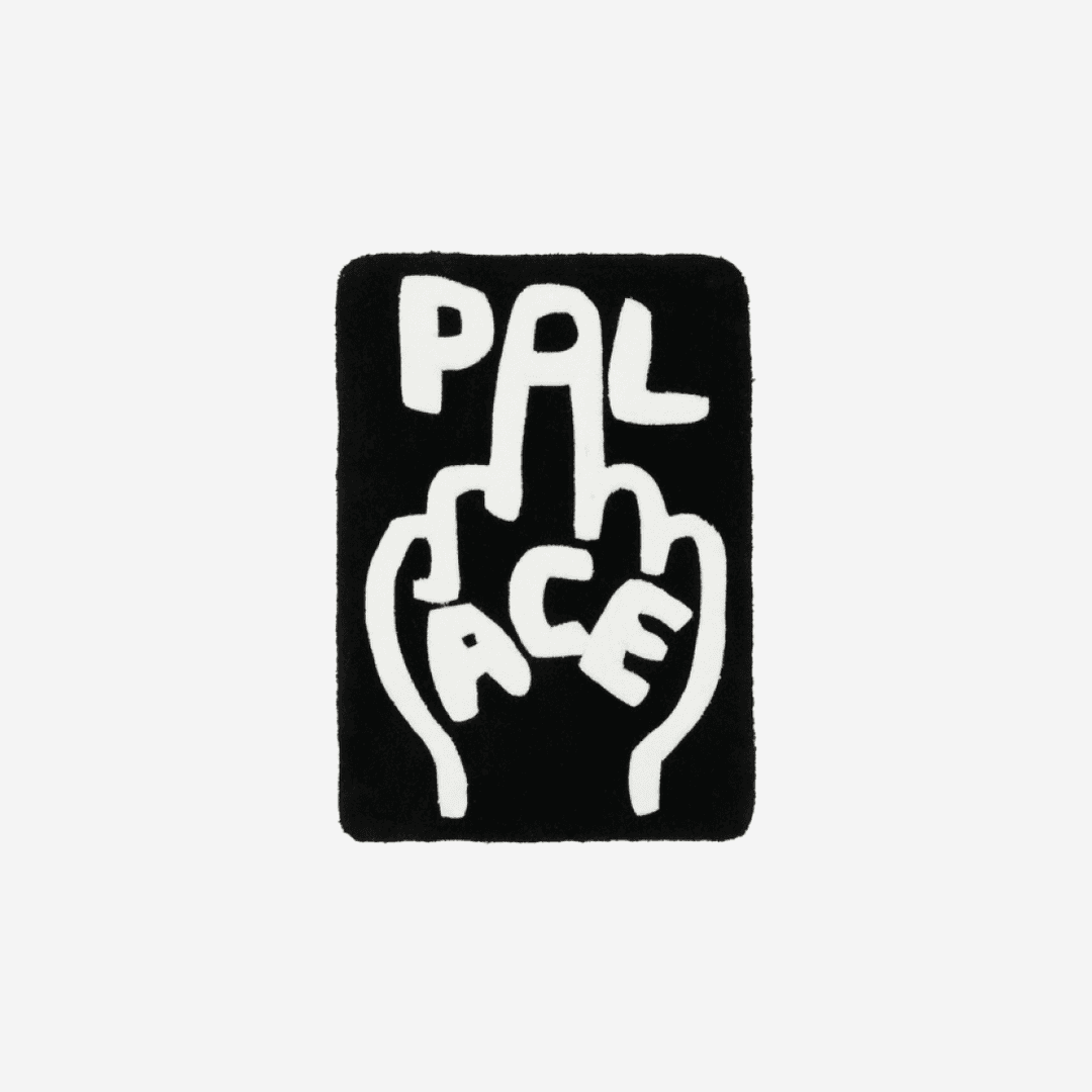 Palace Finger Up Rug Black - 21SS