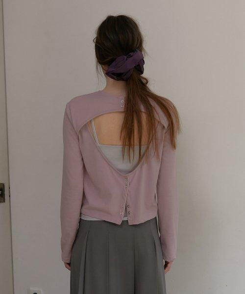 투 웨이 멀티 티셔츠 _ 핑크