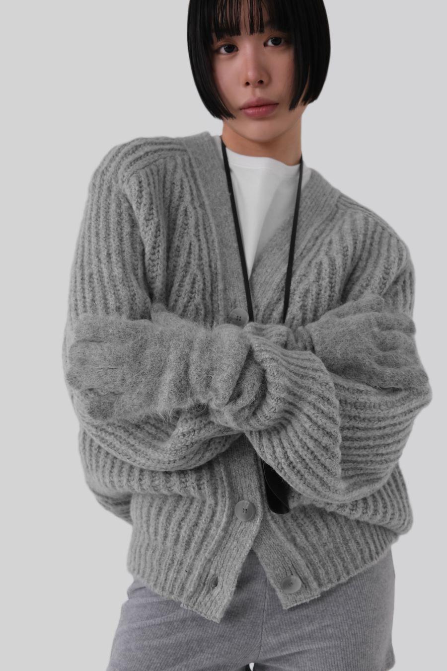 어텀 [made]버터알파카가디건