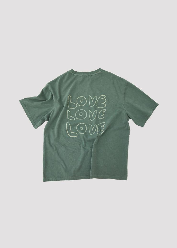 PIGMENT T SHIRT LOVE LOVE LOVE
