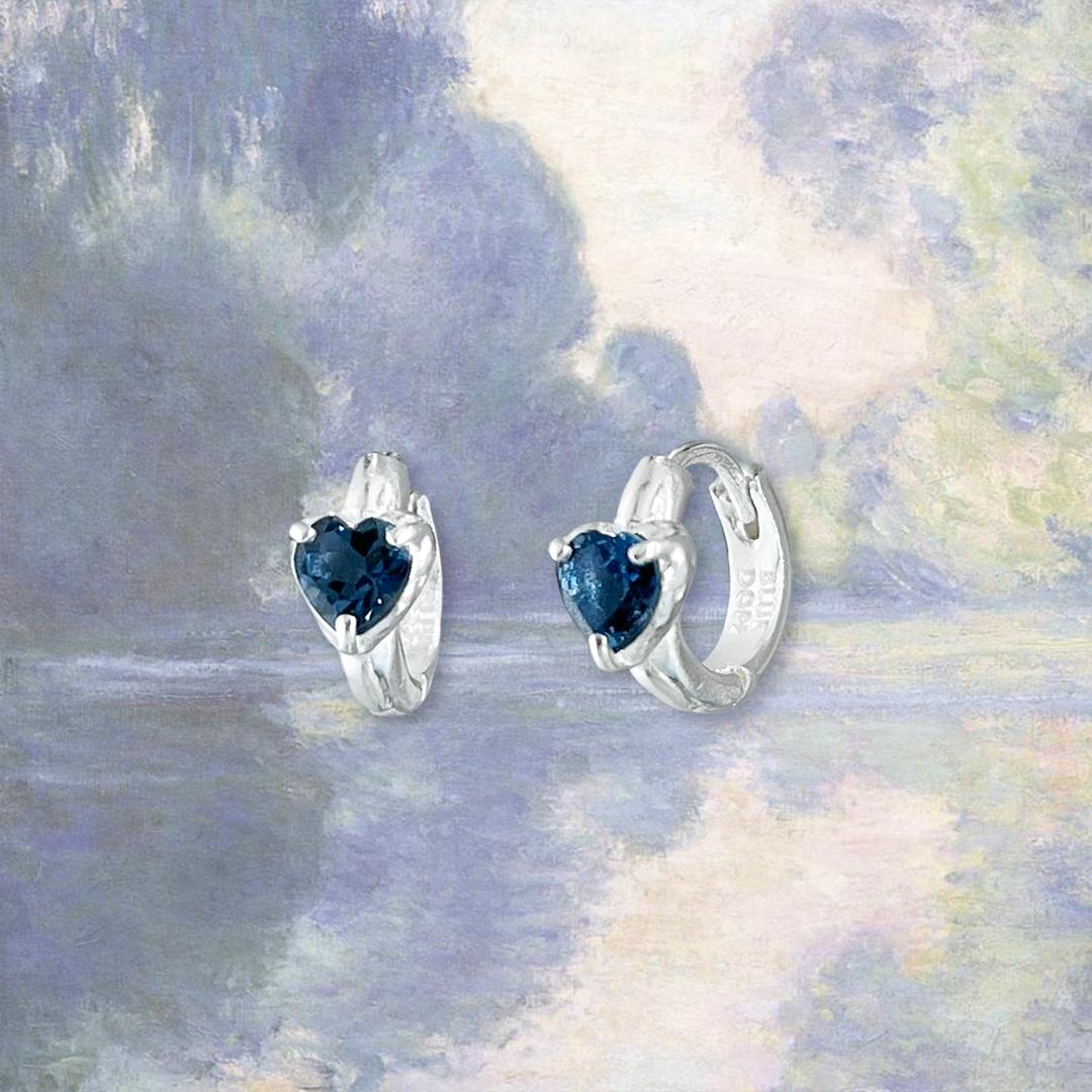 [10%] Heart hoop earring (3colors)