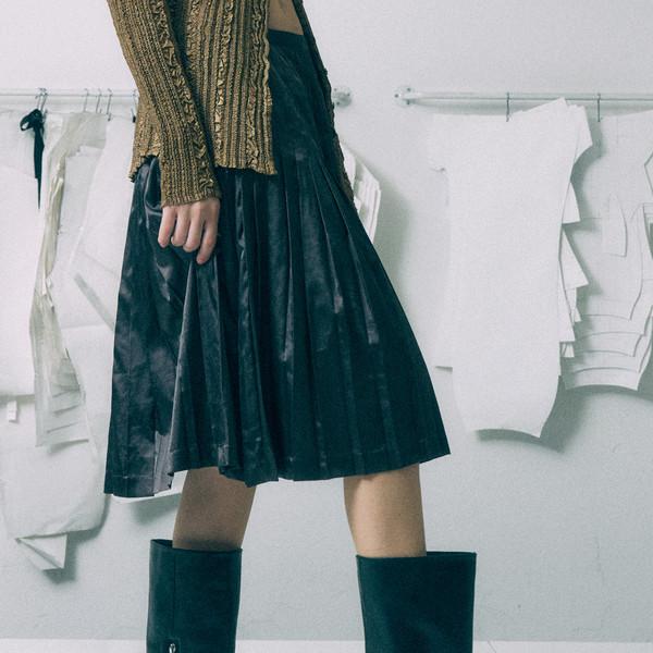 BRIA 브리아 키튼힐 스틸레토 하프부츠