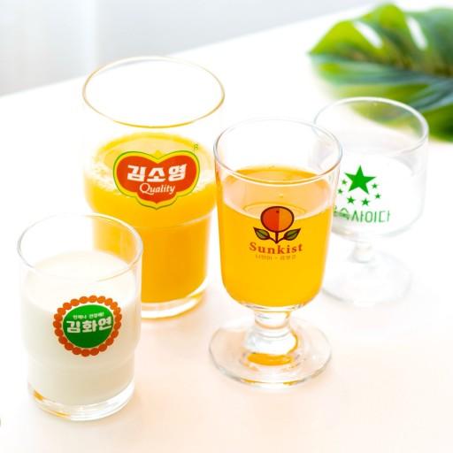 맥주잔 제작 홈카페 우유컵 쥬스잔 유리컵 집들이 선물