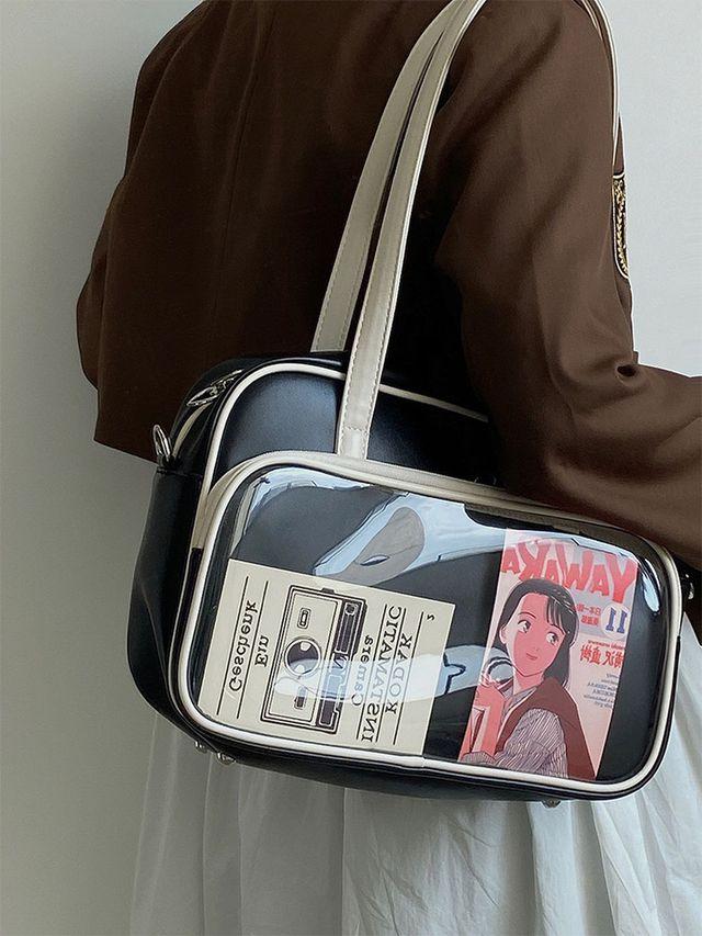 왓츠 PVC 인 숄더백/보부상 가방