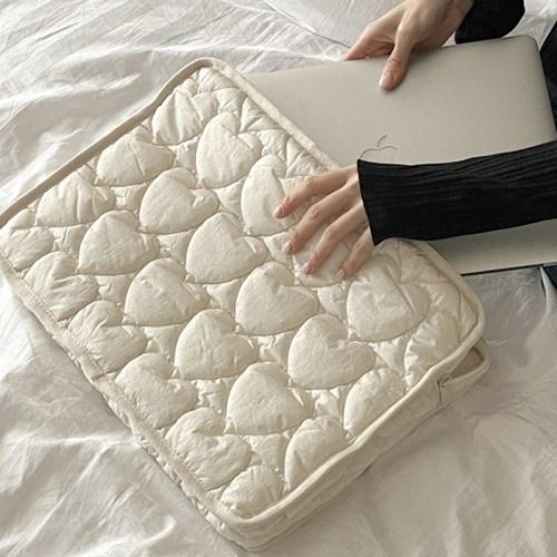 heart pattern 노트북 파우치 케이스 맥북 가방 16인치 15인치