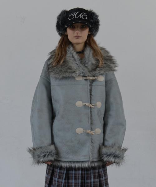 DUFFLE MUSTANG JACKET / BABY BLUE