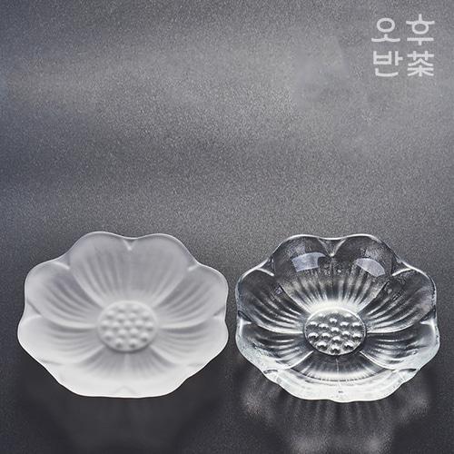 [50%] 얼음 연꽃 찻잔 받침 내열 유리 잔 티 코스터 컵 받침대 컵홀더 티웨어