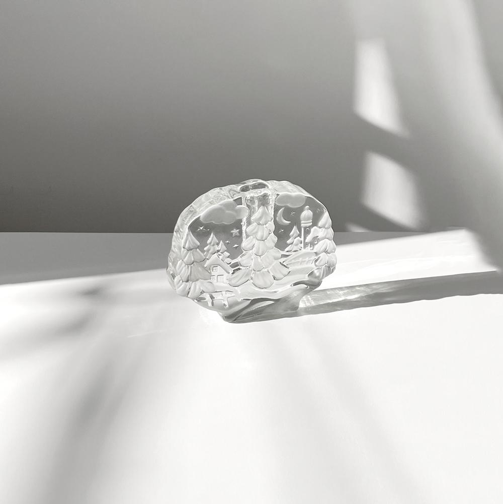 1960s Germany Holiday Crystal Solifleur Vase