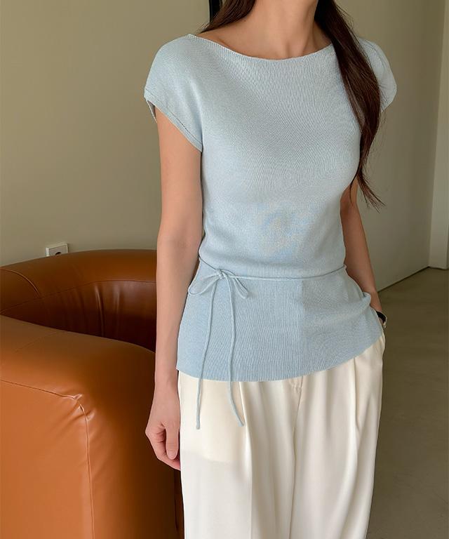 로지 허리끈 니트 (4color)