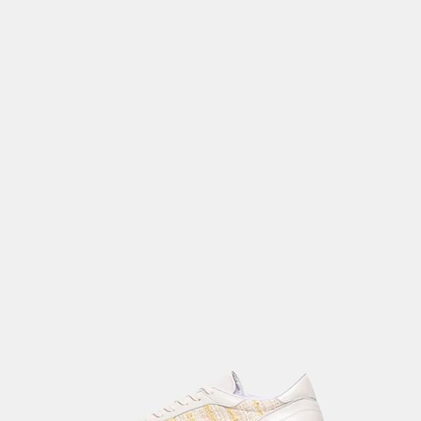 TRAVEL Sneakers Yellow Tweed