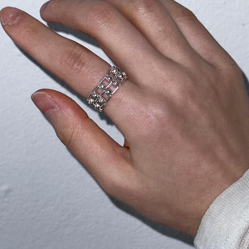 Block Band Ring