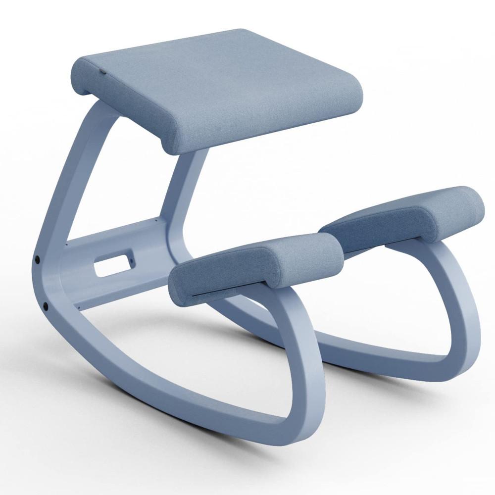 Varier 바리에르 바리에블 닐링체어 사무 교정 의자 우드 블루 스톤