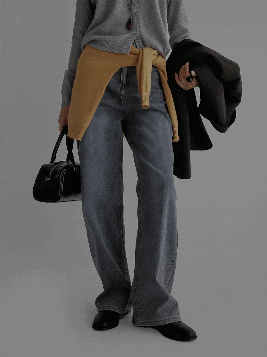 텐션스트레이트데님팬츠