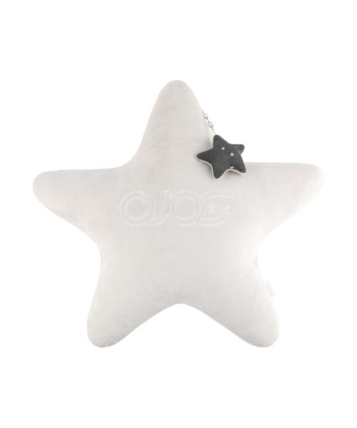 Star Hugger Puff Cushion / Grey