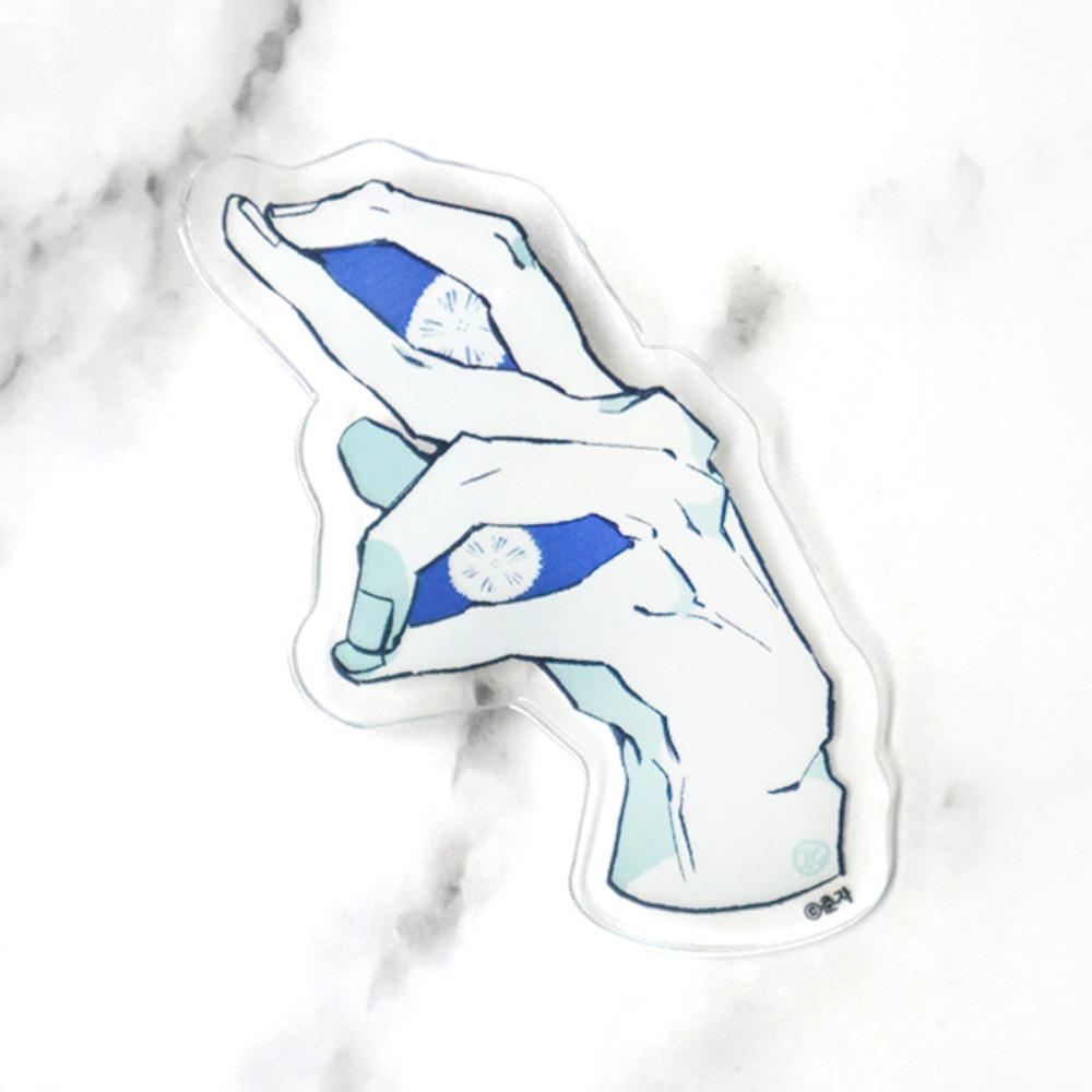 [우리 카페 사장님이 이상하다] 우사이 나자르 아크릴 뱃지 1종  / 아크릴 굿즈