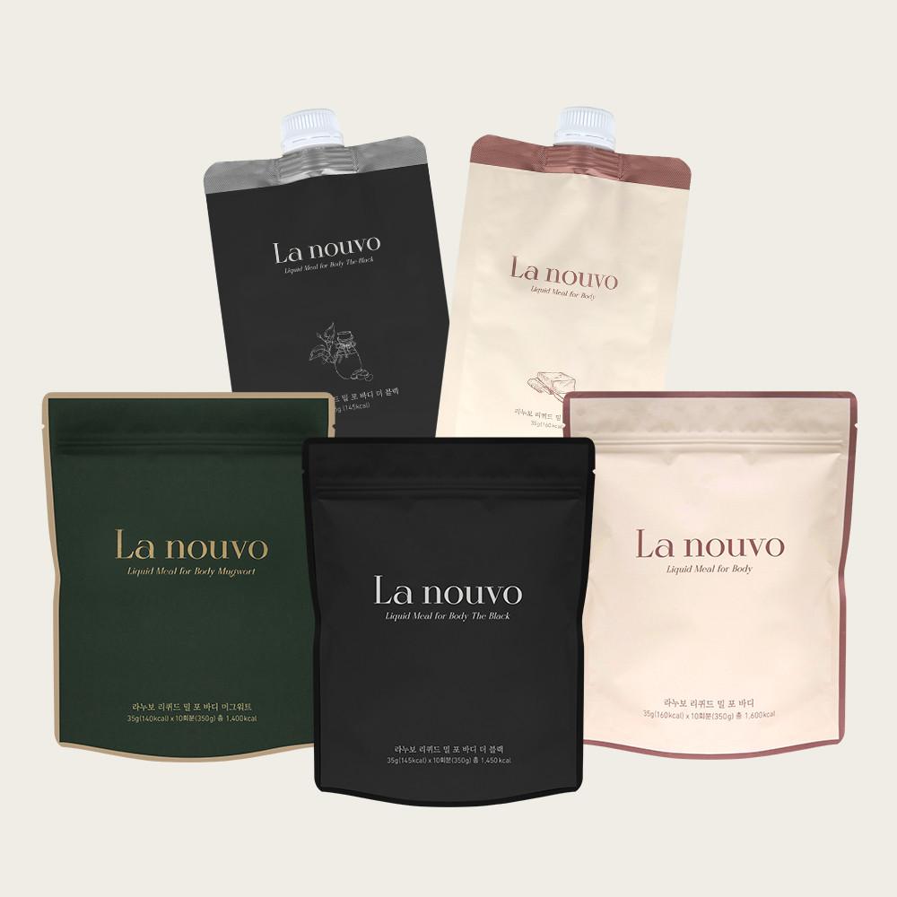 라누보 쉐이크 5종 골라담기 / 단백질 프로틴 식사대용 곡물맛 쑥맛 흑임자맛