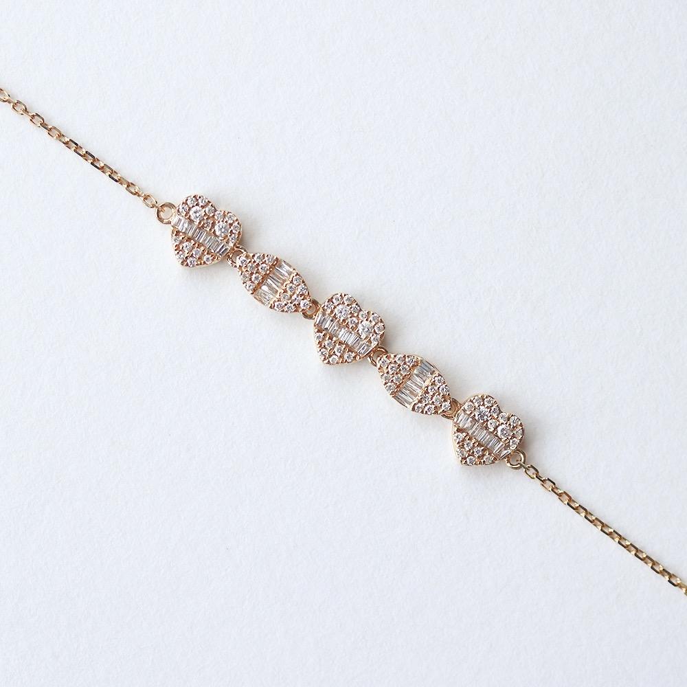 heartline glow diamond bracelet