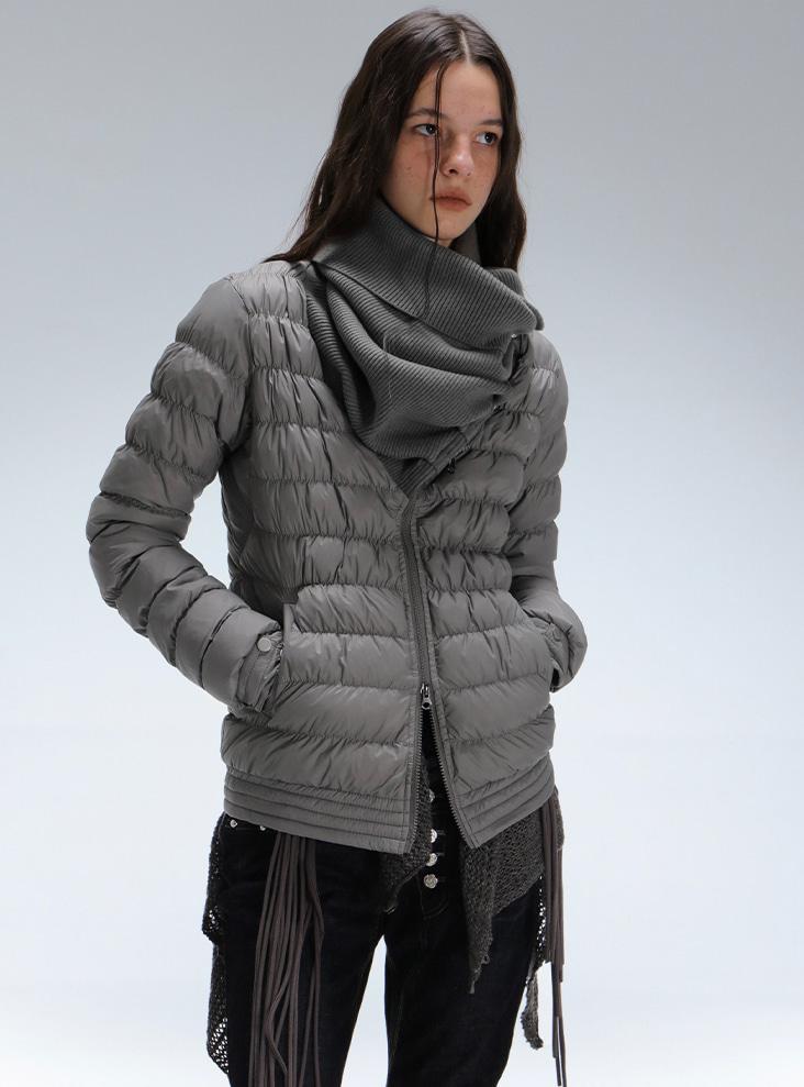 Sculpted Wool Puffer Jacket (2color)