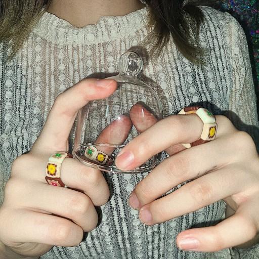 마녀의 크로셰 반지 / 클레이링 / 점토