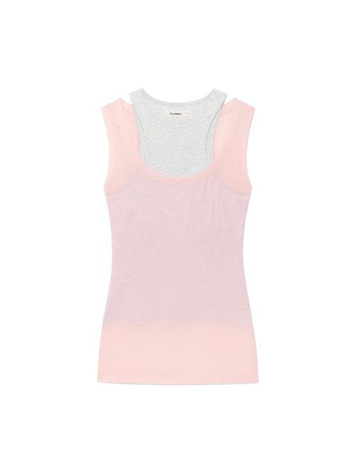 SOFT LAYERED SCOOP TOP (PINK)