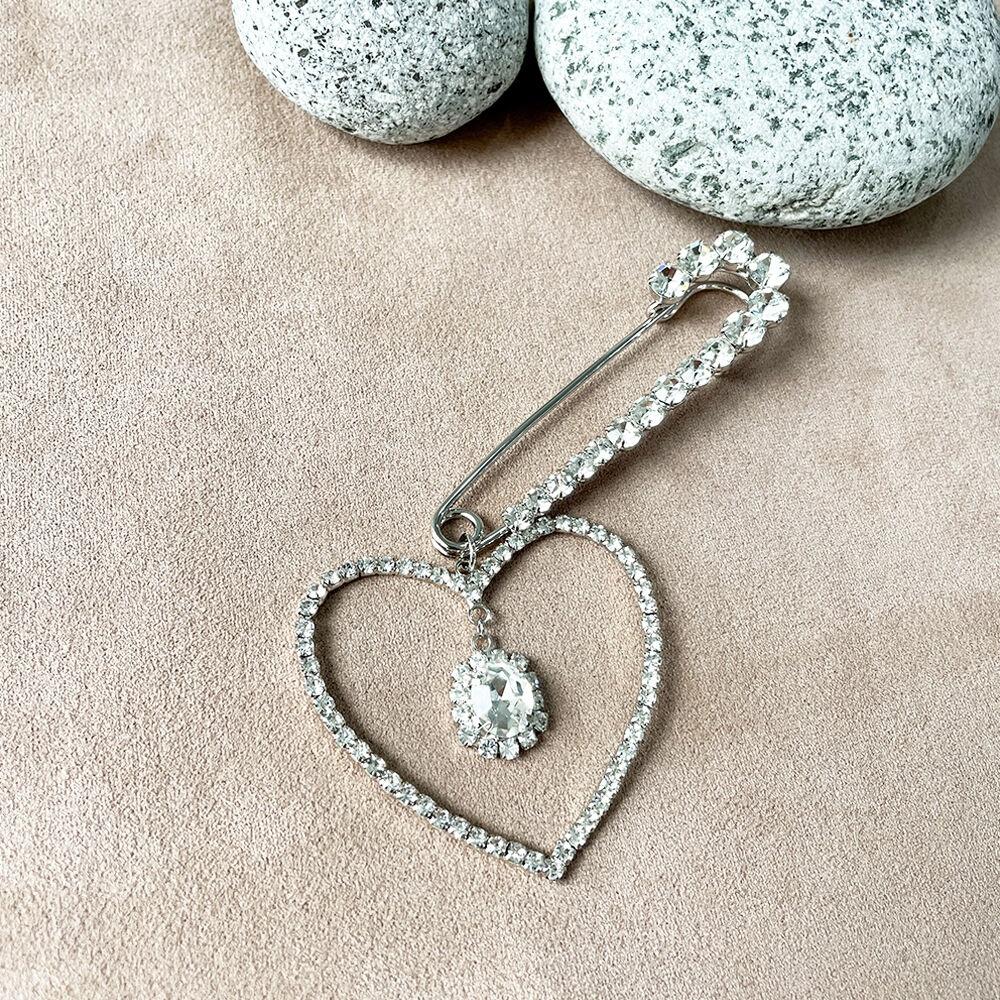 [삿치] BIG HEART BROOCH