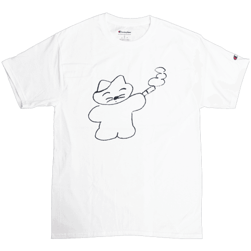Heavy smoker cat T-shirts
