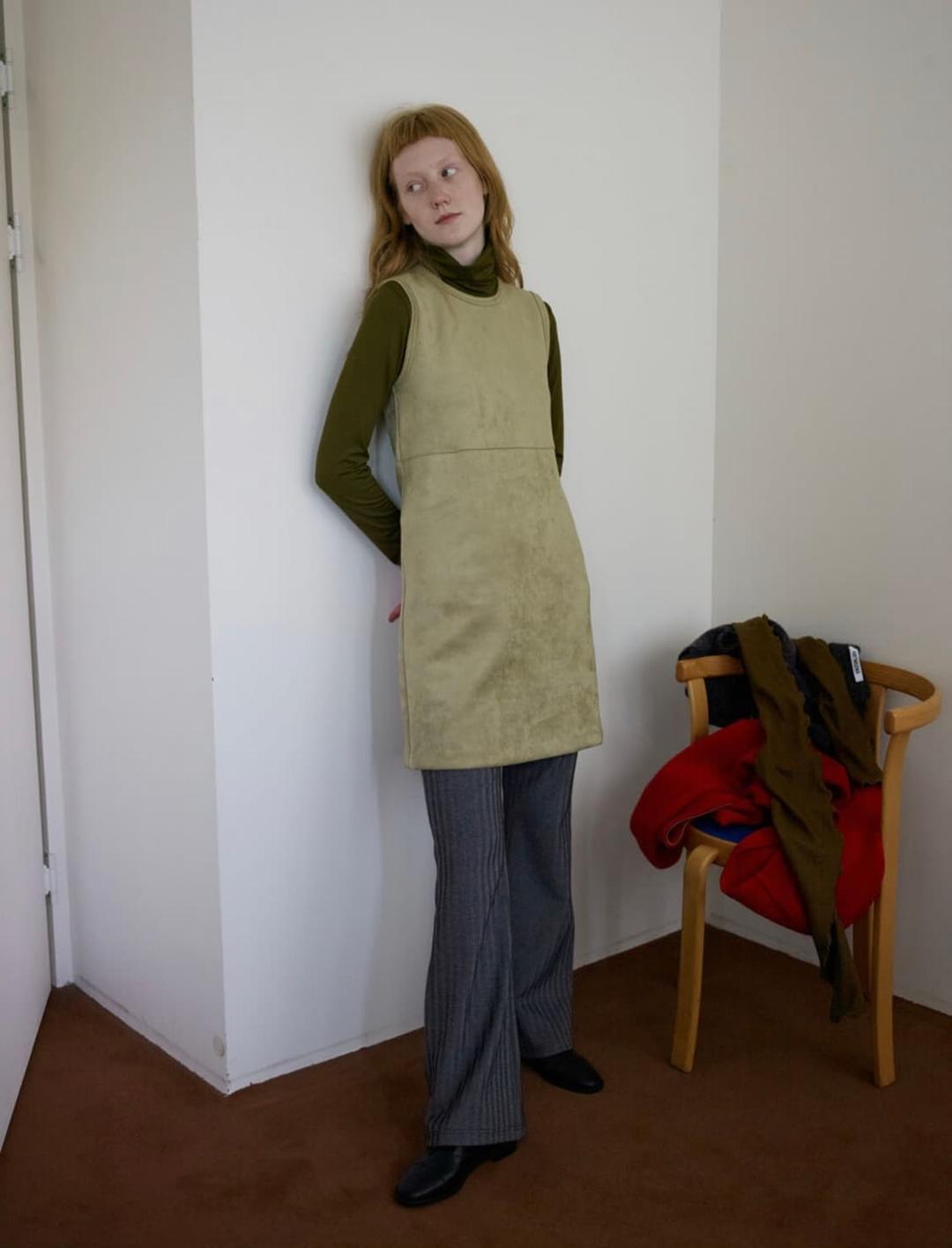 엔조블루스 스웨이드 라운드 드레스 / 원피스 | 후루츠패밀리