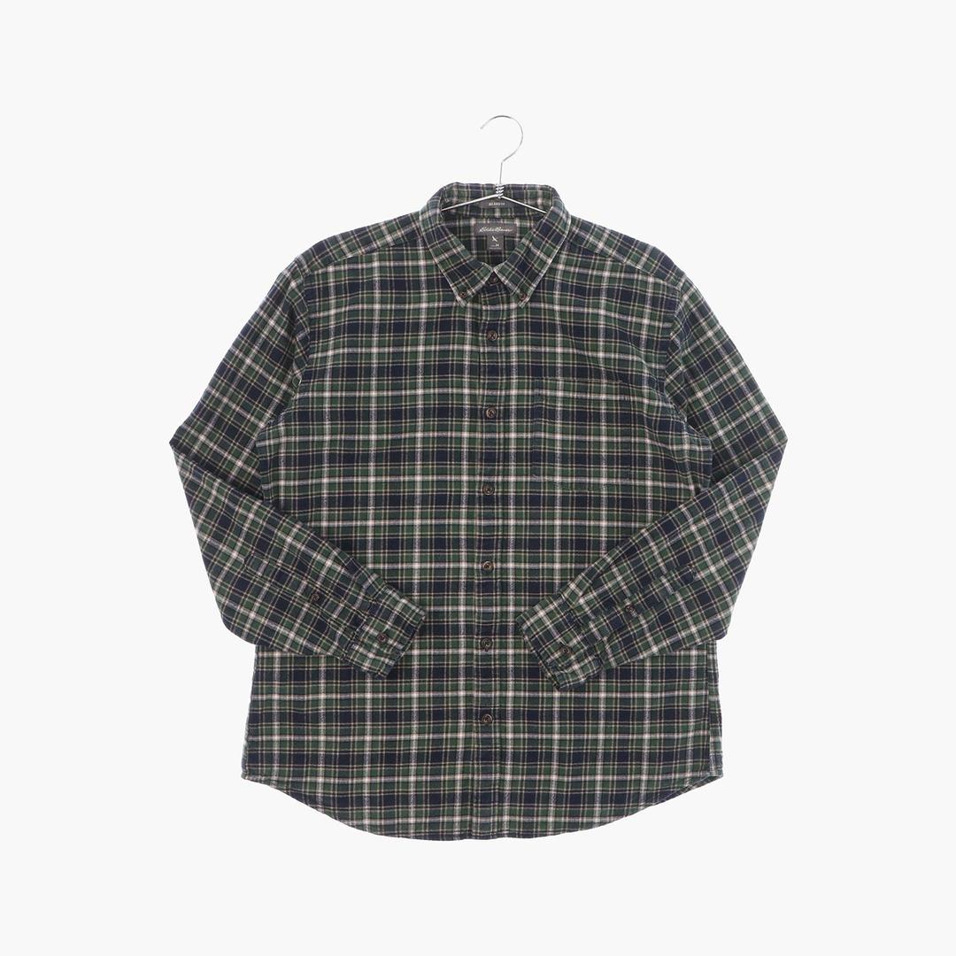 에디바우어 코튼 플란넬 긴팔 셔츠 공용 M