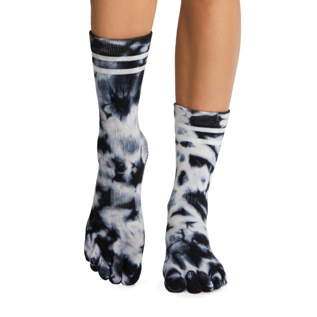ToeSox Grip F/T Crew Coconut Tie Dye