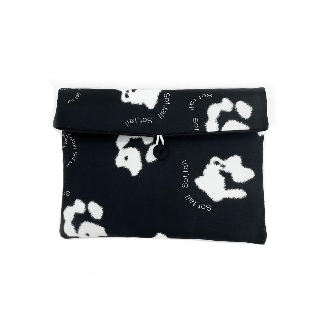 Cat's foot Laptop Pouch_black