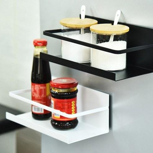 다용도 자석 무타공 선반 정리대 1단 냉장고 자석 선반걸이 - 건조대/진열대/정리대 | 쿠팡