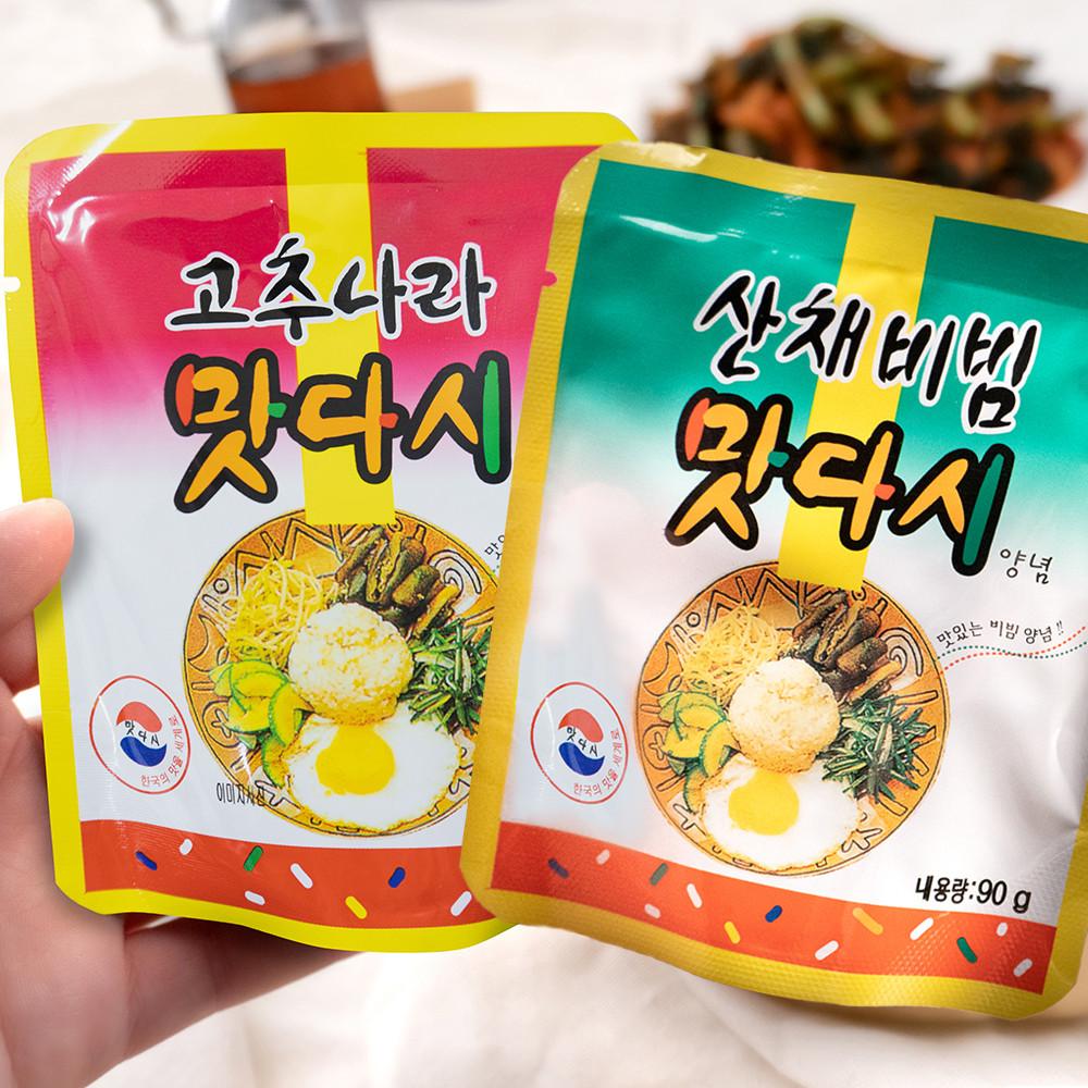 전투식량 군대 맛다시 90g 2종 고추나라 산채비빔