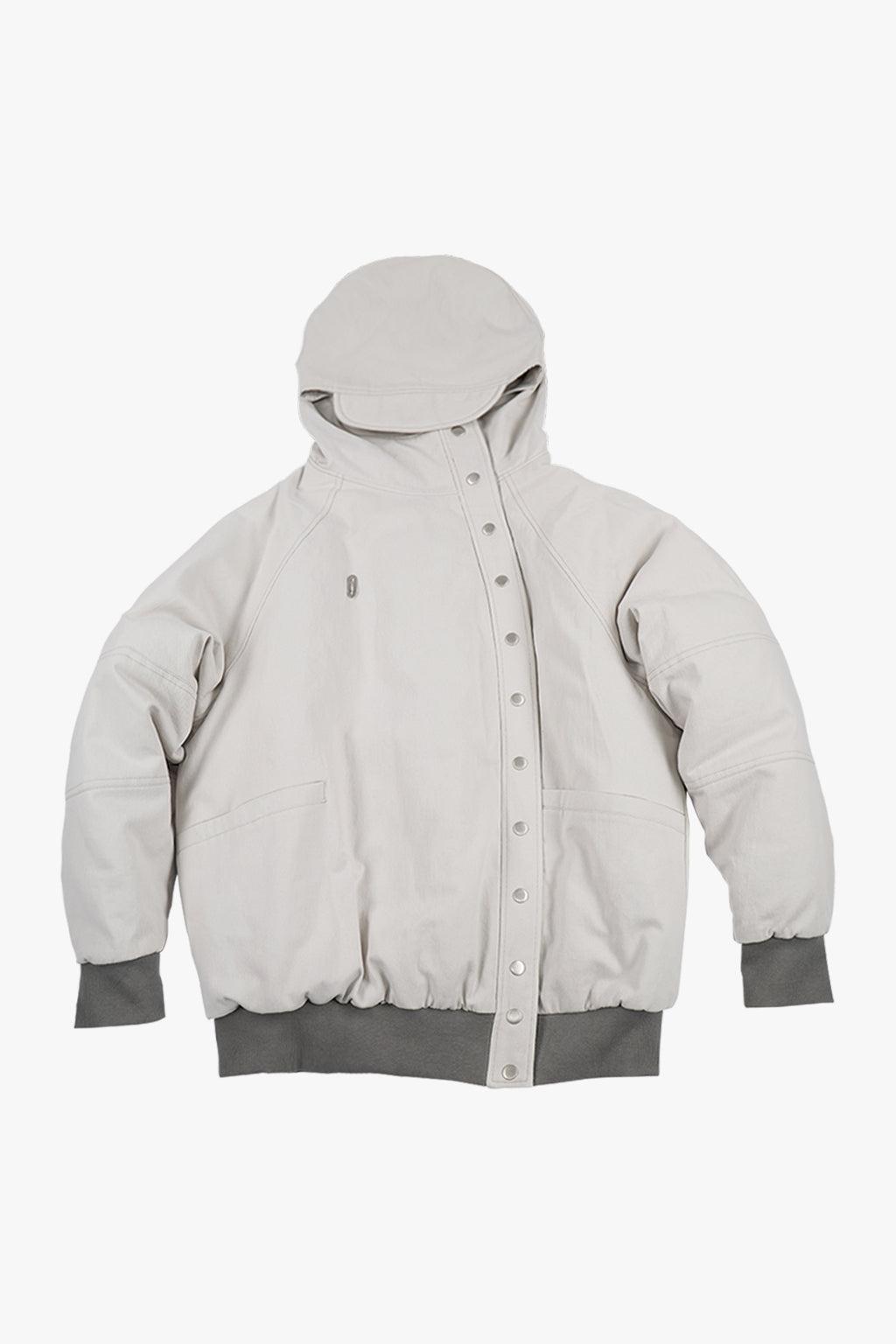 HOODED PUFFER JACKET / LIGHT KHAKI