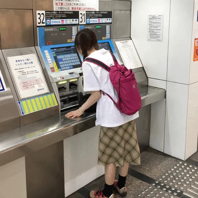 숲 기모 체크 미디 스커트 (2c)