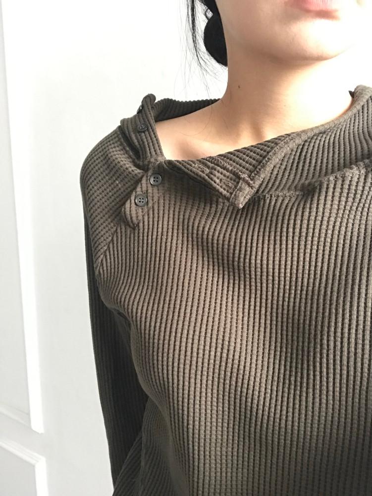 waffle hoodie (와플 후드티)