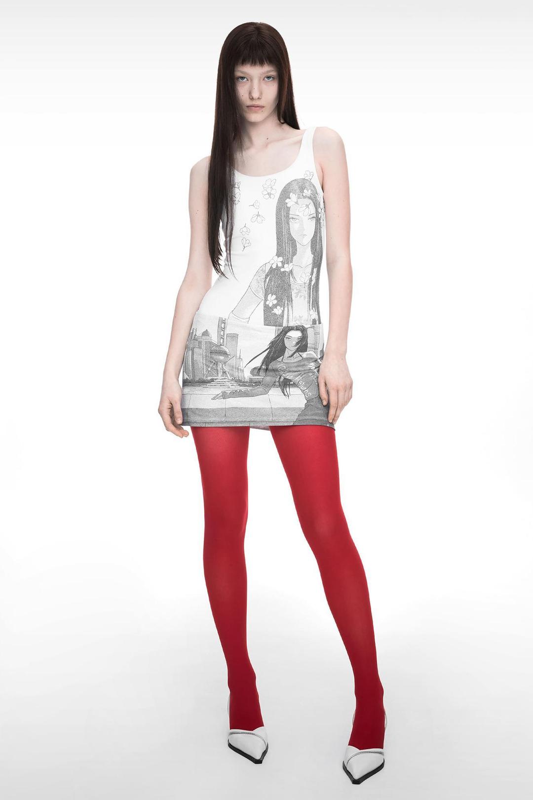 DRAWING SKIRT PANTS IVORY