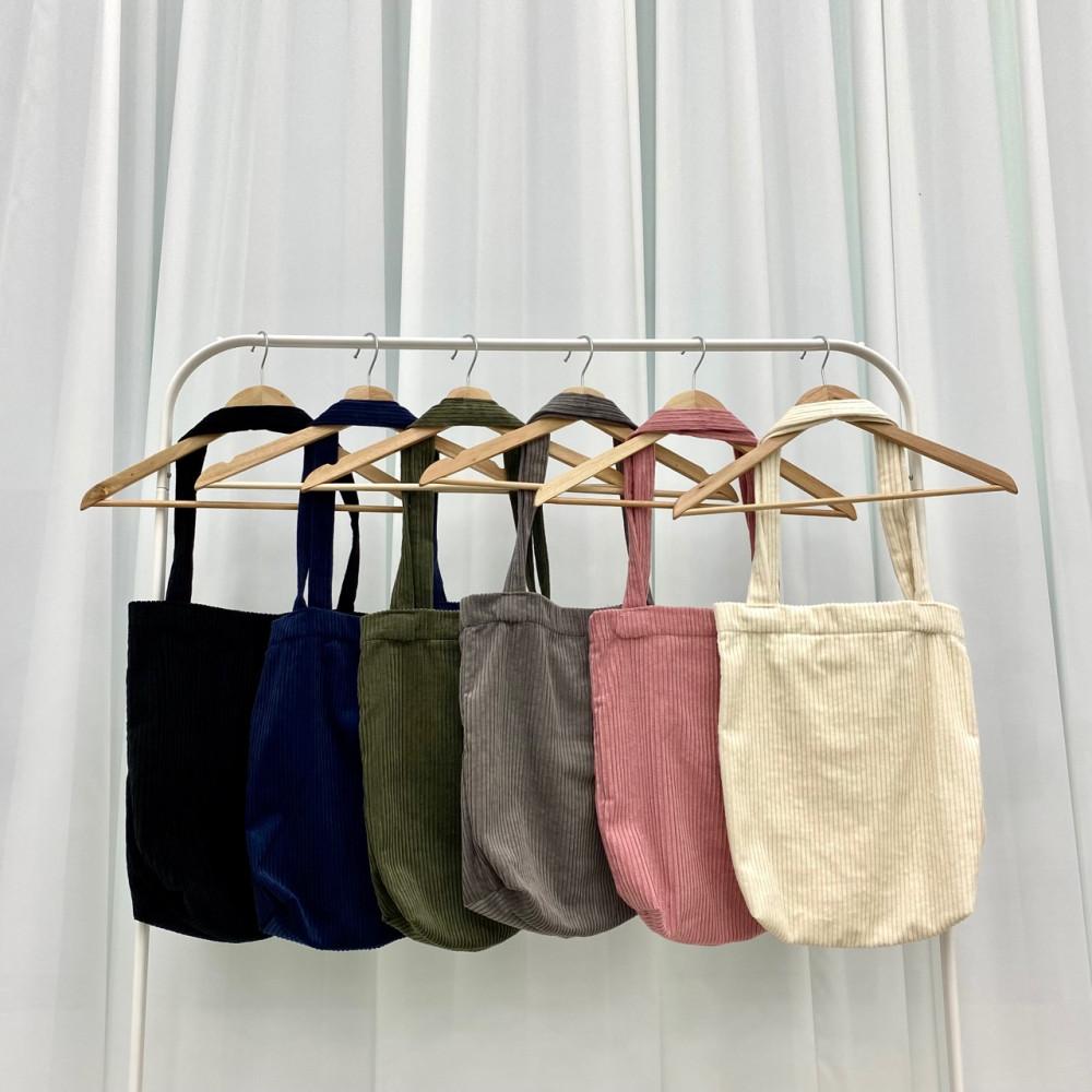 스트릿캣파파 길고양이 유기묘 후원 에코백, 코듀로이 코튼백 (6 colors)