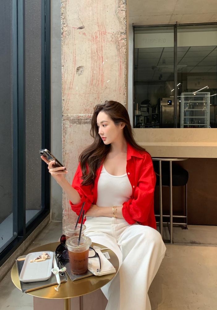 베이브 린넨 셔츠 남방