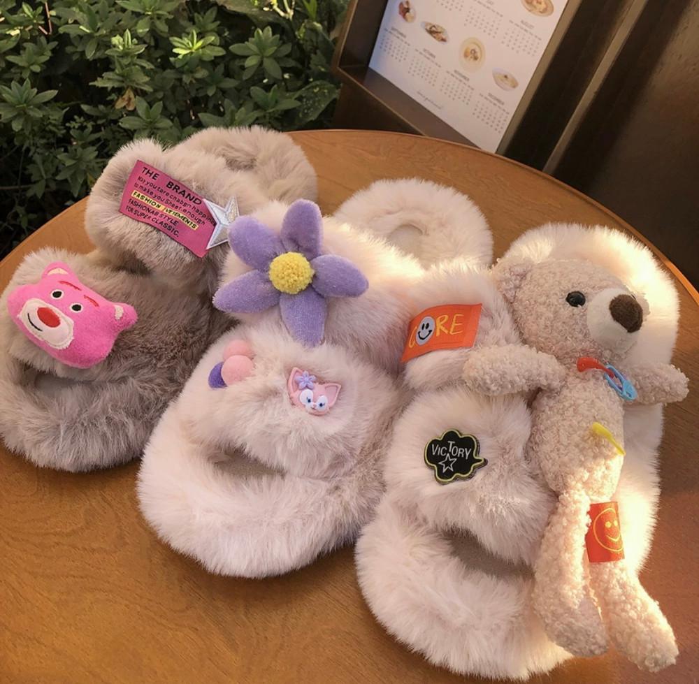 오렌지베케이션 3Type 유니크 귀여운 거실 슬리퍼