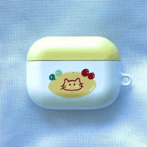 고양이 오므라이스 에어팟케이스 버즈케이스