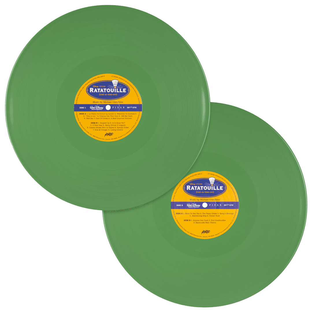 Ratatouille – Original Motion Picture Soundtrack 2XLP - Solid Green Vinyl