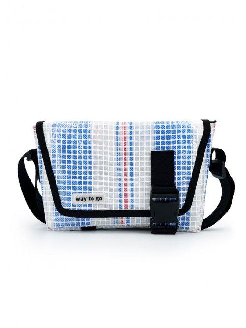 메쉬 타폴린 메신저 백