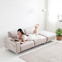 이노센트 루시우 아쿠아텍스 3인용소파＋와이드스툴 i102175