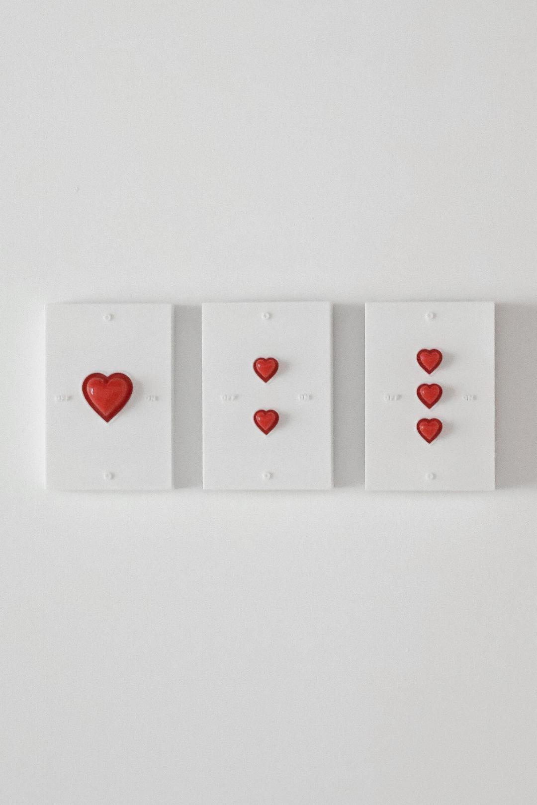 HEART SWITCH COVER  (RED)
