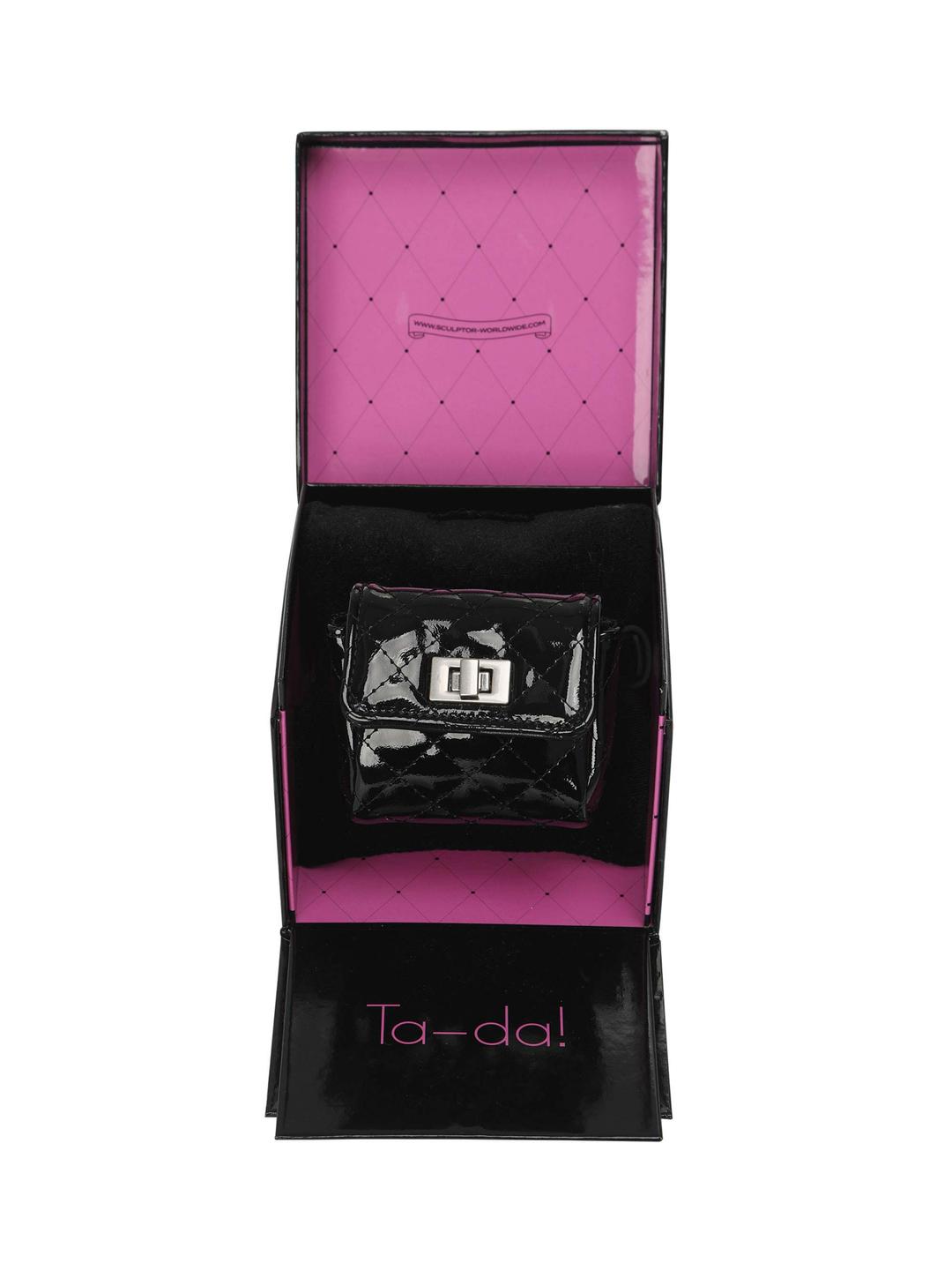 I Coin Purse Enamel Black